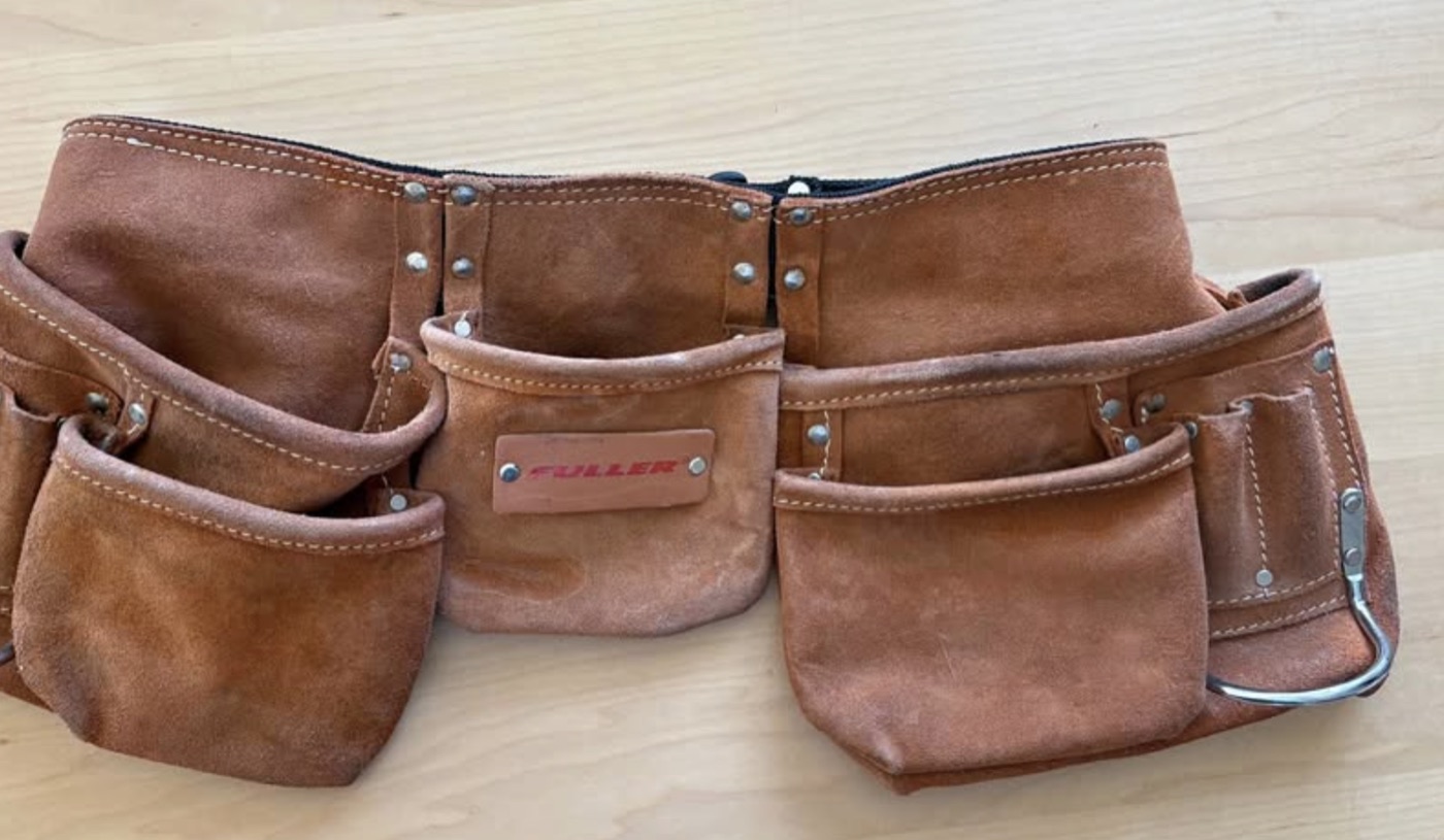 Ceinture à outils en cuir